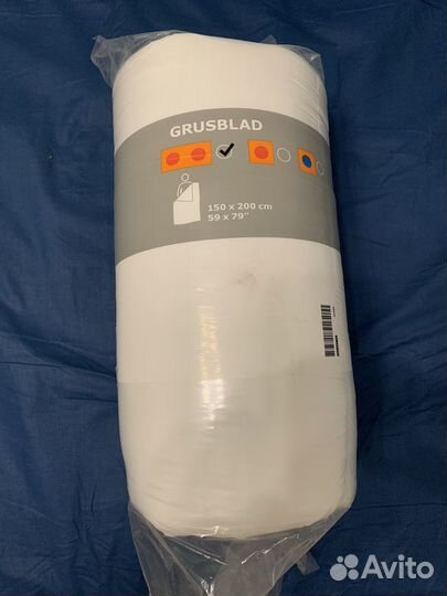Одеяло тёплое икеа grusblad