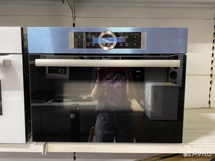 Духовой шкаф с функцией свч Bosch