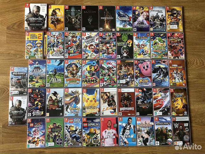 Игрушки на Nintendo switch