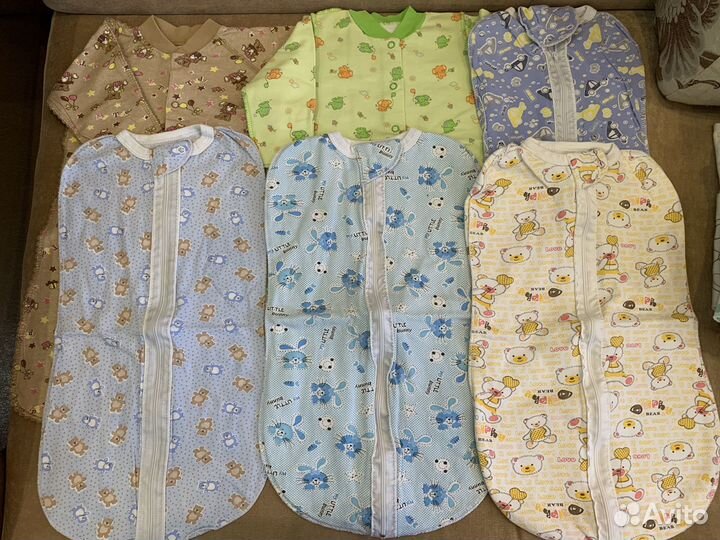 Вещи для новорождённых 50-56