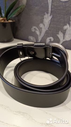 Ремень из натуральной кожи Calvin Klein / новый