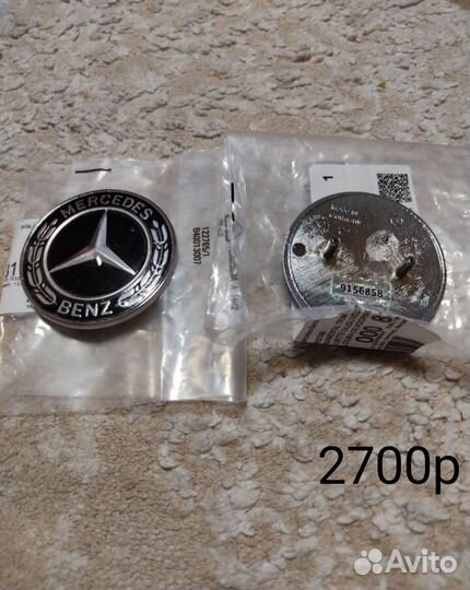 Эмблемы капота для Mercedes Benz (Новые)
