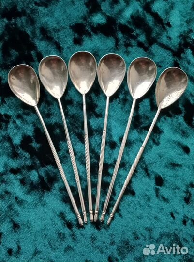 Чайные ложки Серебро 875