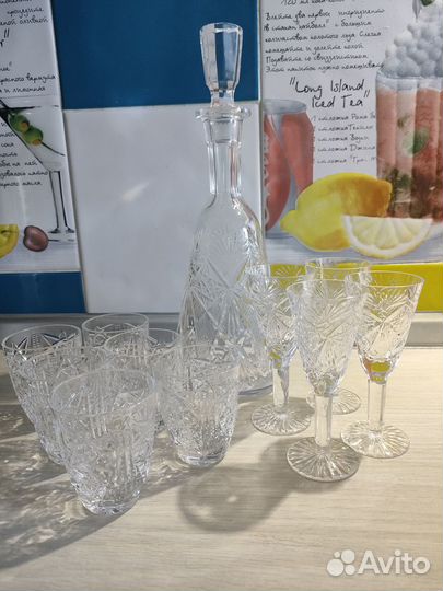 Посуда. Бокалы. Хрусталь
