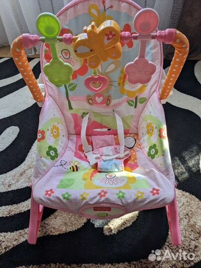 Шезлонг-кресло-качалка Fisher Price 
