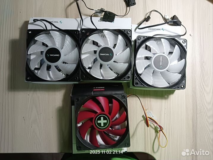Вентиляторы 120 мм Deepcool led