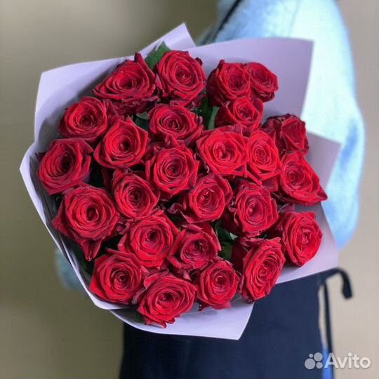 Букет роз 51 25 15 доставкой