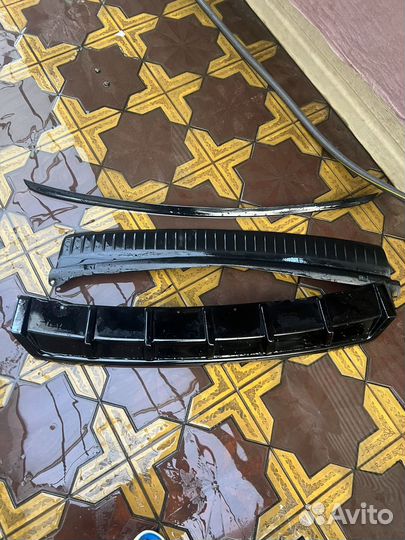 Диффузор на задний бампер priora