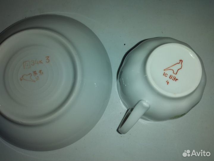Чайная пара детская,ссср