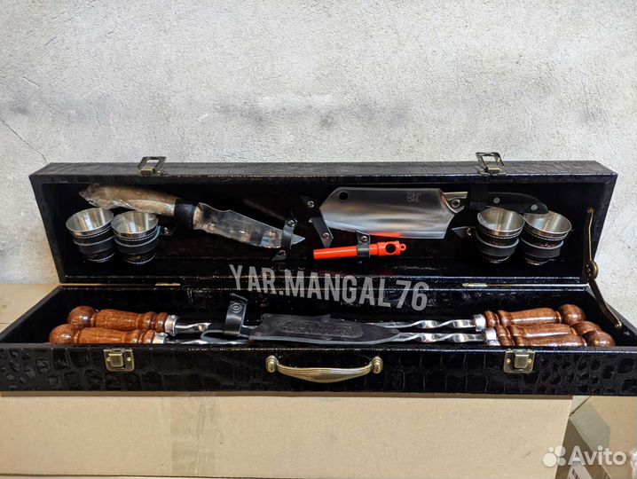 Мужской подарочный набор шампура