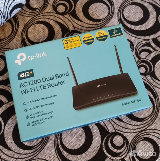 LTE 4G роутер модем TP-Link Archer MR500