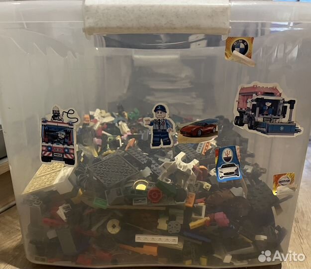 Lego ninjago city россыпью в ящике