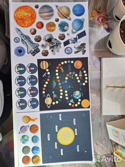 Фетр с принтом