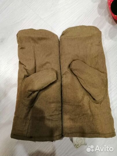 Варежки армейские СССР овчина