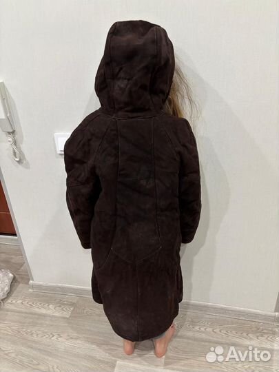 Дублёнка из нестриженной овчины детская