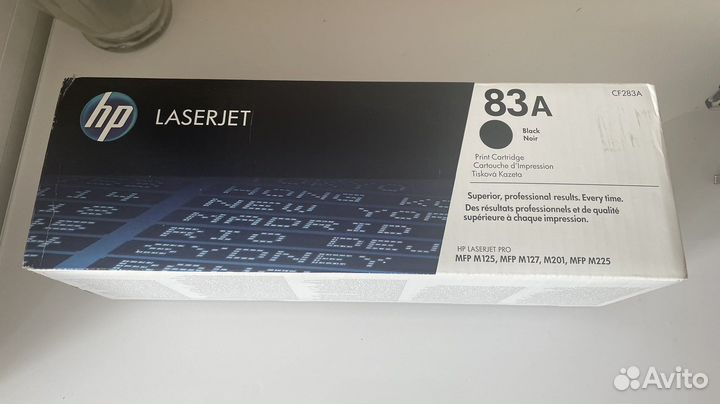 Картридж HP CF283A, 1500 стр, черный