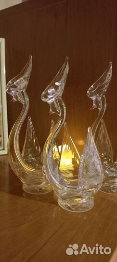 Лебеди хрустальные