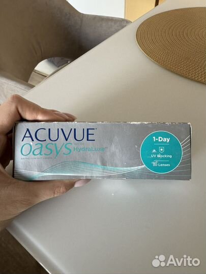 Линзы контактные acuvue oasys однодневные