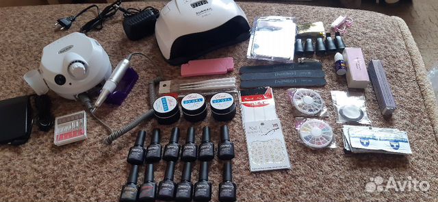 Набор для гель-лака с профессиональной машинкой