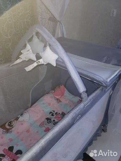 Детская кровать манеж