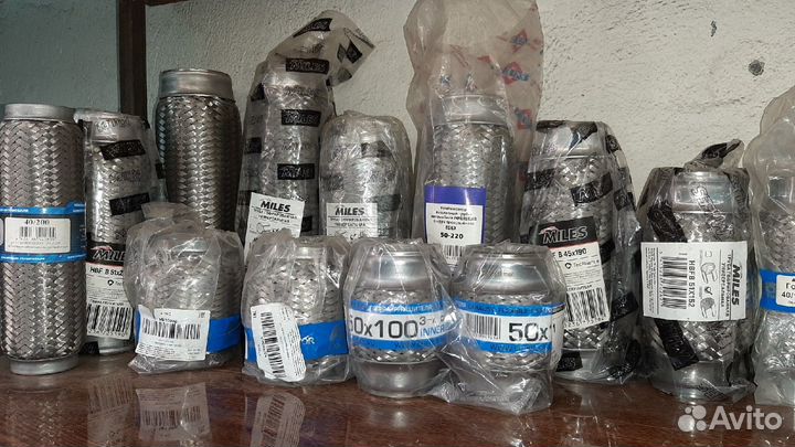 Гофры, фланцы, хомуты выхлопной системы