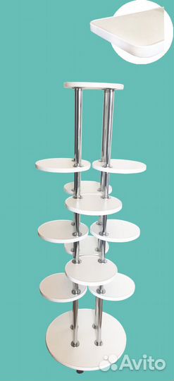 Напольная цветочная полка