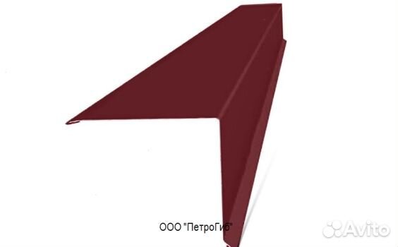 Торцевая планка для металлочерепицы