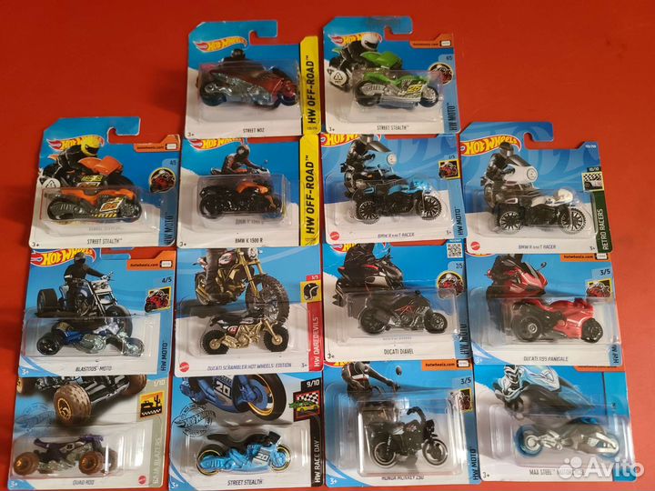Hot Wheels, Motorbike, мотоциклы