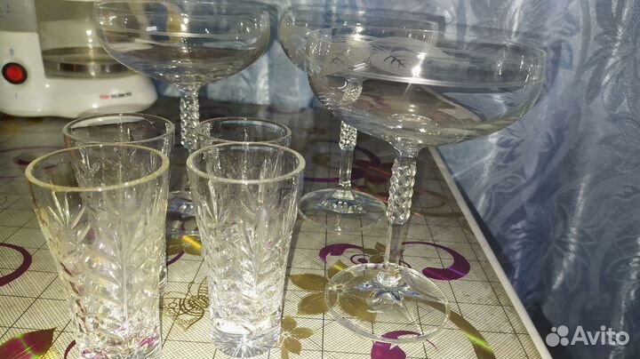 Креманки, рюмки