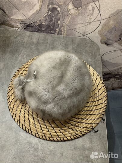 Шапка норковая женская