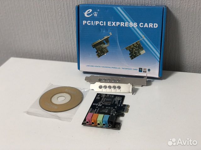 5-канальная звуковая карта PCI express