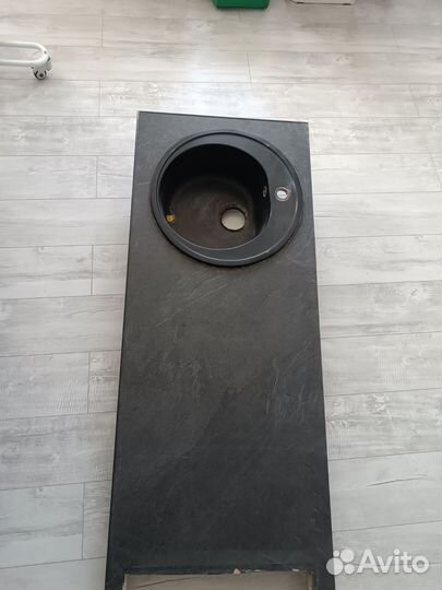 Столешница 38мм 195х60 с раковиной