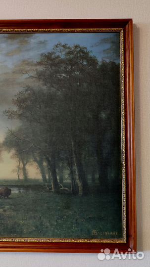 Картина 83х121 Бизонья Тропа репродукция