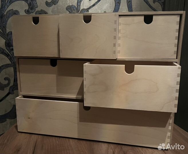 Полка с выдвижными ящичками IKEA