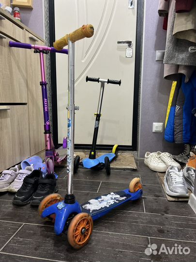 Самокат детский трехколесный бу