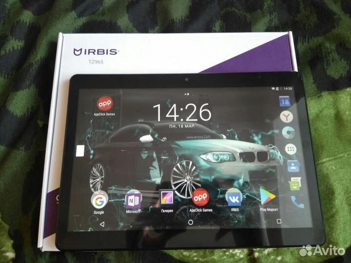 Мощный 4х-Ядерный Планшет 10 дюймов 2 Симки