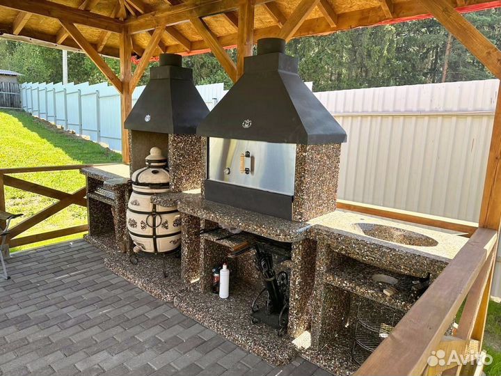 Печь барбекю, печь под казан, гриль,мангал