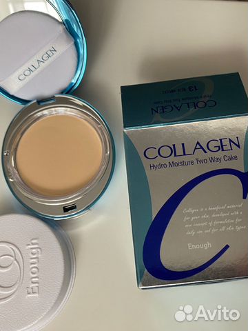 Пудра Collagen Enough корея оригинал 13 и 21 тон
