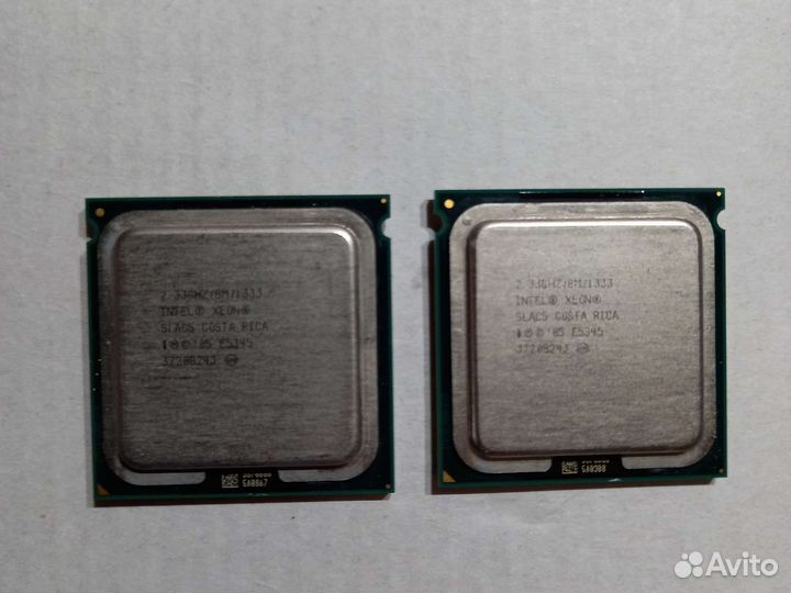 Пара процессоров Xeon E5345