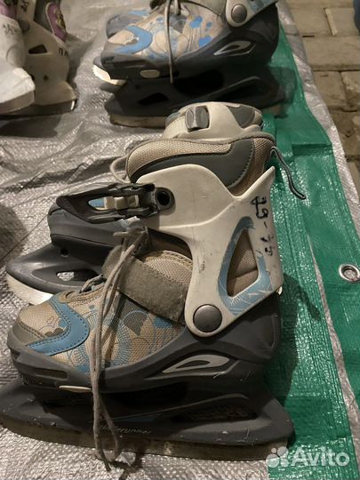 Коньки детские раздвижные