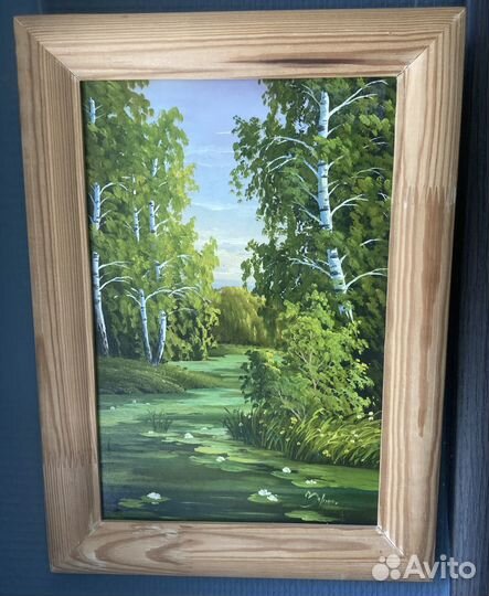 Картина маслом пейзаж