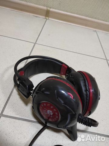 Игровые наушники a4tech Bloody G300 с микрофоном