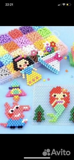 Бусины Аквабитс aquabeats 3 набора