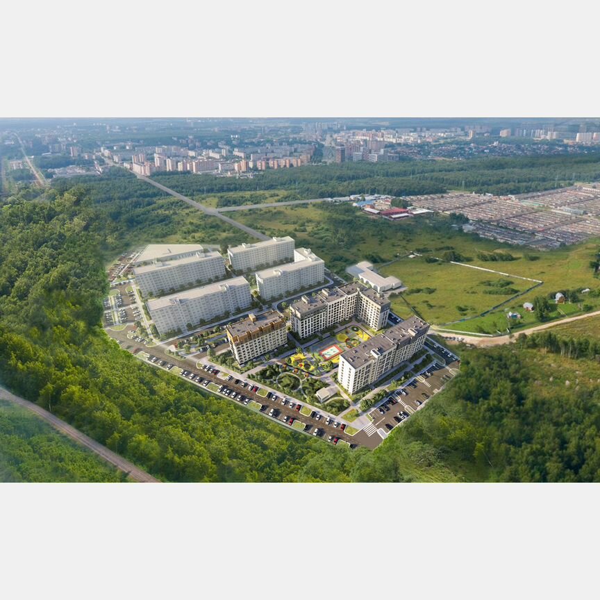 2-к. квартира, 59,2 м², 9/9 эт.