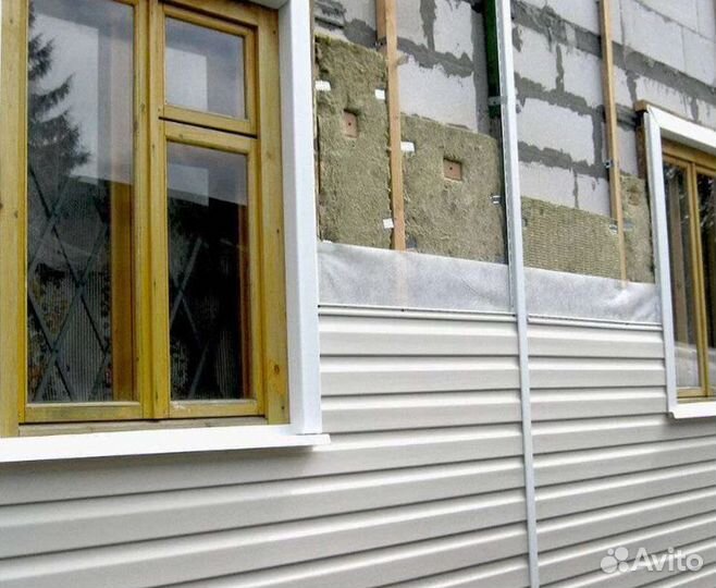 Бригада строителей, ремонт домов, кровля, фасад