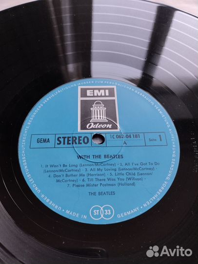 The Beatles – With The Beatles - LP Germany 1969