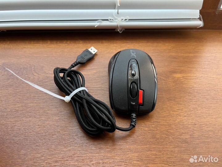 Мышь проводная A4Tech X-710BK