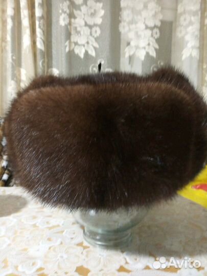 Норковая шапка ушанка