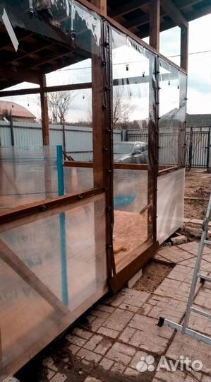 Мягкие окна для веранды