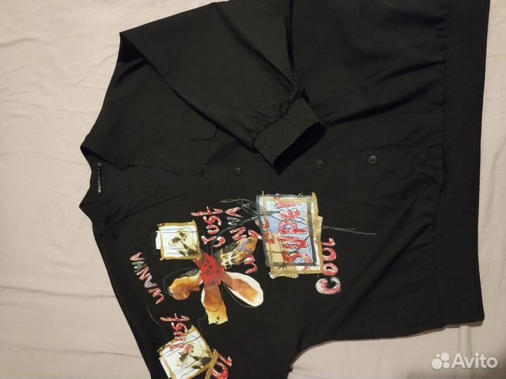 Блузка женская чёрная 44-46